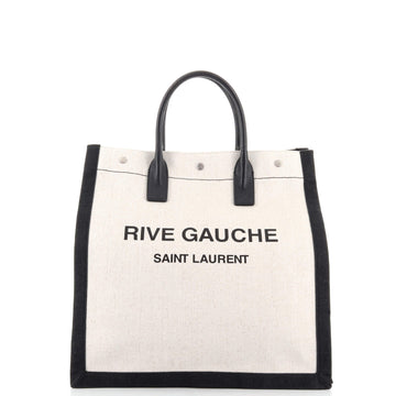 Saint Laurent Rive Gauche Shopper Tote Canvas Tall
