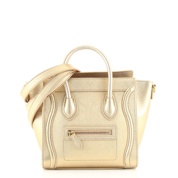 Celine Luggage Bag Smooth Leather Nano