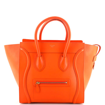 Celine Luggage Bag Smooth Leather Mini
