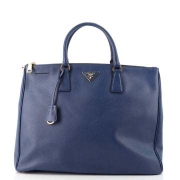Prada Double Zip Lux Tote Saffiano Leather Large