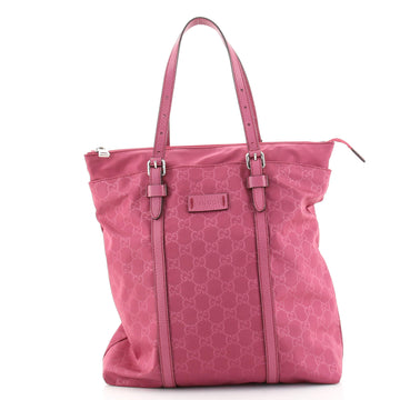 Gucci Light Zip Tote Guccissima Nylon Tall