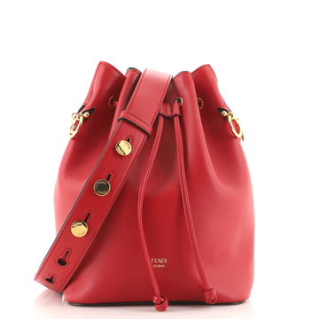 Fendi Mon Tresor Bucket Bag Leather Small