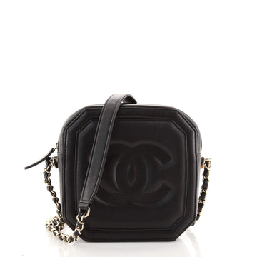 Chanel Timeless CC Octagon Camera Case Quilted Lambskin Mini