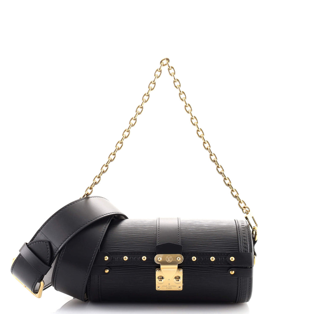 Louis Vuitton Papillon Trunk Bag Epi Leather Black 134333289