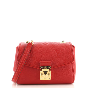 Louis Vuitton Saint Germain Handbag Monogram Empreinte Leather BB