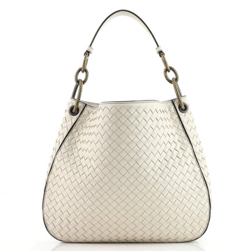 Bottega Veneta Loop Shoulder Bag Intrecciato Nappa Medium