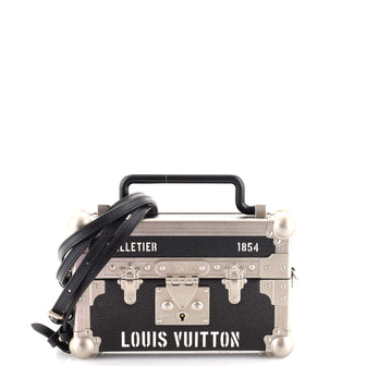 Louis Vuitton Petite Malle Handbag Limited Edition DJ Box Printed Leather