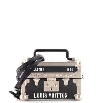 Louis Vuitton Petite Malle Handbag Limited Edition DJ Box Printed Leather