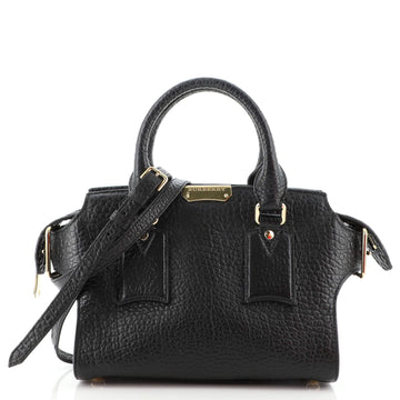 Burberry Clifton Convertible Tote Leather Small