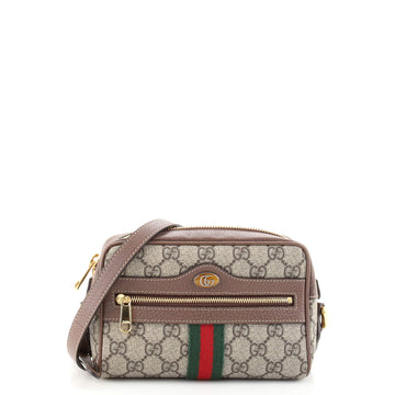 Gucci Ophidia Shoulder Bag GG Coated Canvas Mini