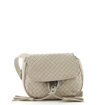 Bottega Veneta Tassel Flap Waist Bag Intrecciato Nappa