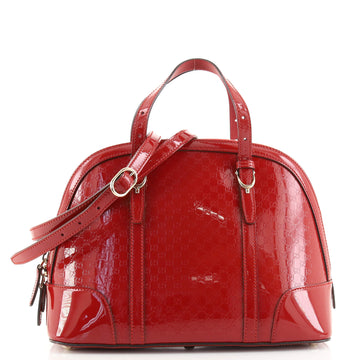 Gucci Nice Top Handle Bag Microguccissima Patent Small