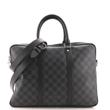 Louis Vuitton Porte-Documents Voyage Briefcase Damier Graphite PM