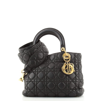 Christian Dior Supple Lady Dior Bag Cannage Quilt Leather Medium