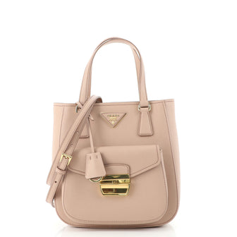 Prada Metropolis Tote Saffiano Leather Small