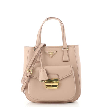 Prada Metropolis Tote Saffiano Leather Small