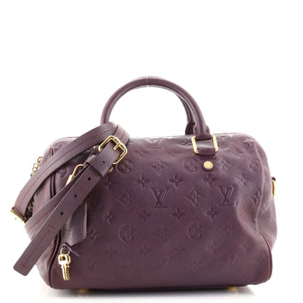 Louis Vuitton speedy Bandouliere 25 Purple Leather ref.781449