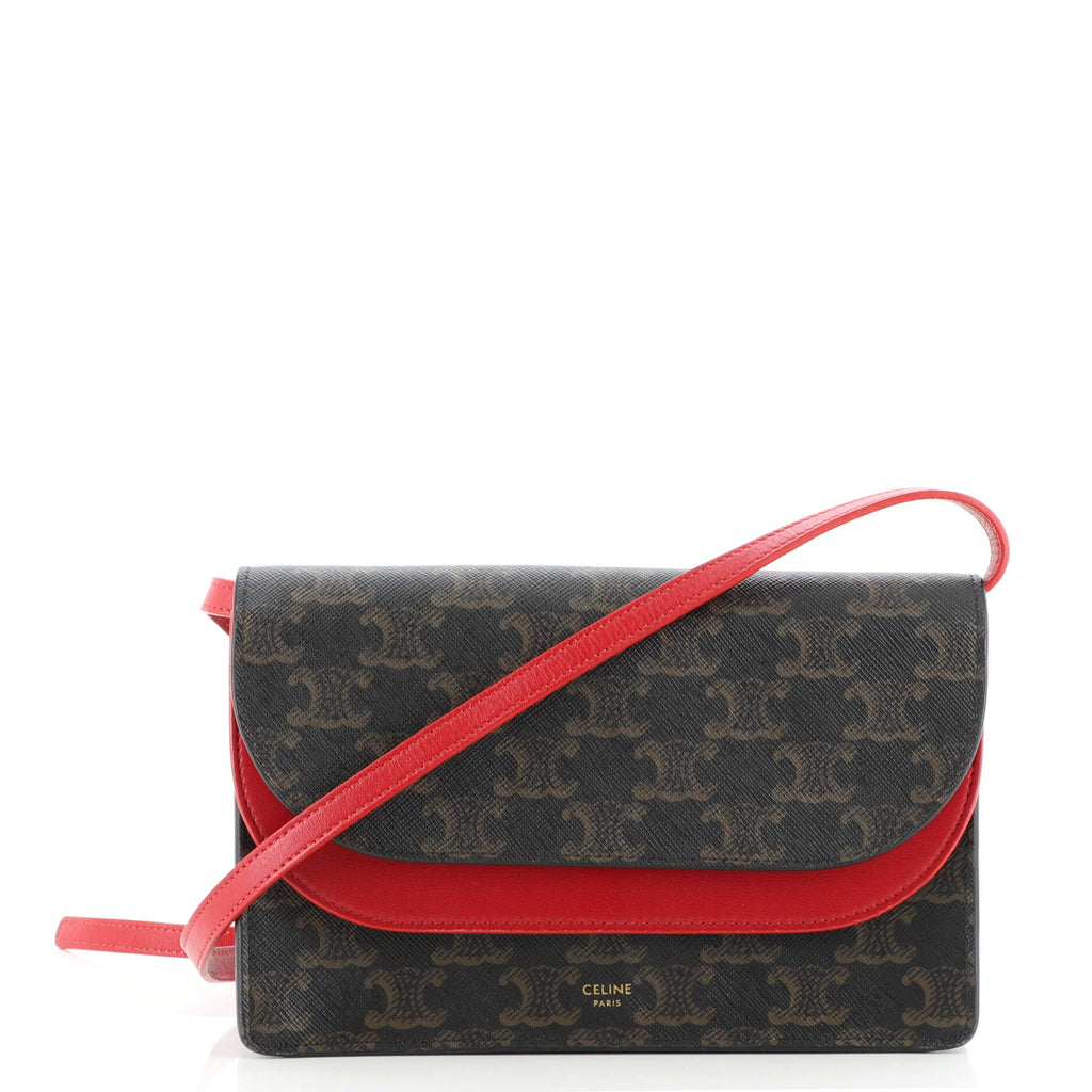 Celine Triomphe Belt & Handbag, Wallet on chain WOC