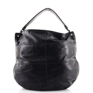 Bottega Veneta Stitched Hobo Leather with Intrecciato Detail Medium