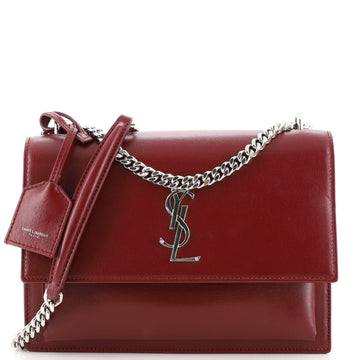 Saint Laurent Sunset Crossbody Bag Leather Medium