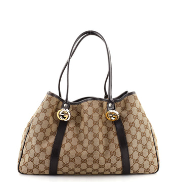 Gucci Twins Tote GG Canvas Medium