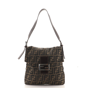 Fendi Vintage Flap Bag Zucca Canvas North South