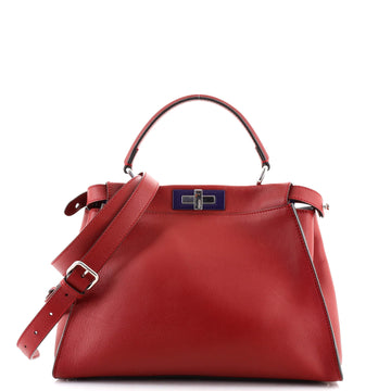 Fendi Peekaboo Bag Rigid Leather Regular
