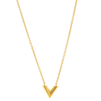 Louis Vuitton Essential V Necklace Metal