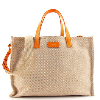 Fendi Simply Convertible Shopping Tote Canvas Medium