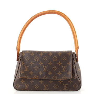 Louis Vuitton Looping Handbag Monogram Canvas Mini