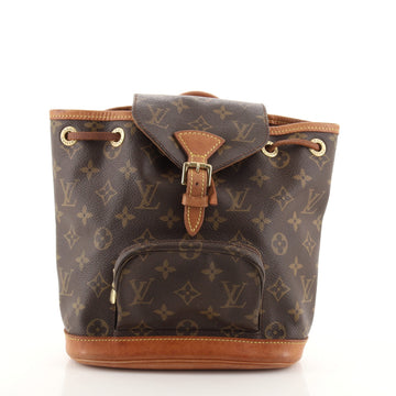 Louis Vuitton Vintage Montsouris Backpack Monogram Canvas PM