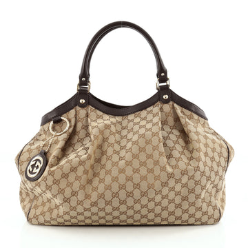 Gucci Sukey Tote GG Canvas Large