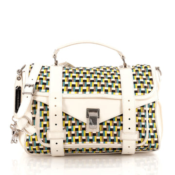 Proenza Schouler PS1 Satchel Woven Leather Medium