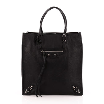 Balenciaga Papier A5 Classic Studs Handbag Leather Medium