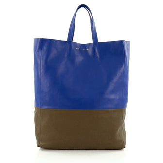 Celine Vertical Bi-Cabas Tote Leather Large