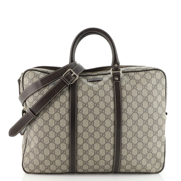 Gucci Convertible Briefcase GG Coated Canvas Large
