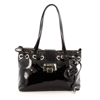 Jimmy Choo Rhea Tote Patent Small