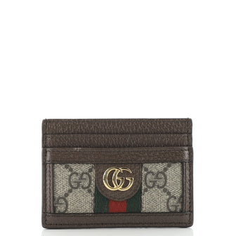 Gucci Ophidia Card Holder GG Coated Canvas