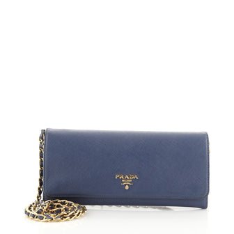 Prada Wallet on Chain Saffiano Leather