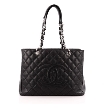 Chanel Grand Shopping Tote Quilted Caviar