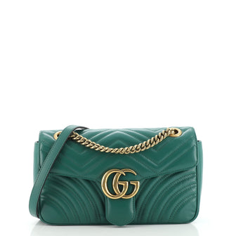 Gucci GG Marmont Flap Bag Matelasse Leather Small