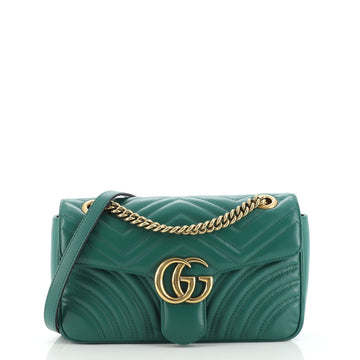 Gucci GG Marmont Flap Bag Matelasse Leather Small