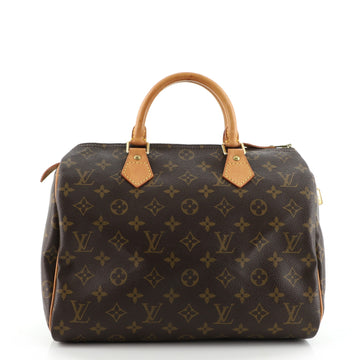 Louis Vuitton Speedy Handbag Monogram Canvas 30