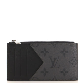 Louis Vuitton Coin Card Holder Reverse Monogram Eclipse Canvas