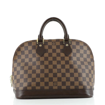 Louis Vuitton Vintage Alma Handbag Damier PM