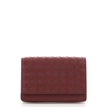 Bottega Veneta Flap Card Case Intrecciato Nappa