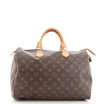 Louis Vuitton Speedy Handbag Monogram Canvas 30