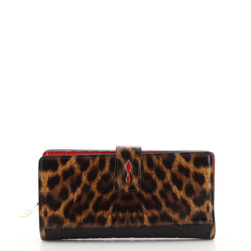 Christian Louboutin Paloma Wallet Printed Leather Long