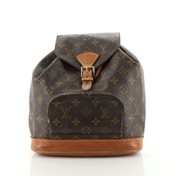Louis Vuitton Vintage Montsouris Backpack Monogram Canvas MM
