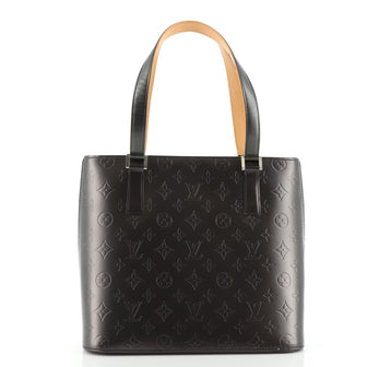 Louis Vuitton Mat Stockton Handbag Monogram Vernis